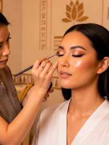 Peinado y maquillaje